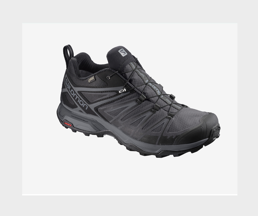 Salomon mens X ultra 3 GTX- black/ magnet/quiet shade | Elkhart