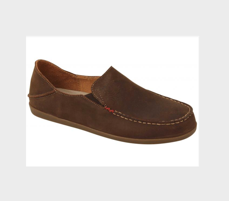 Olukai nohea nubuck shoe dk java tan